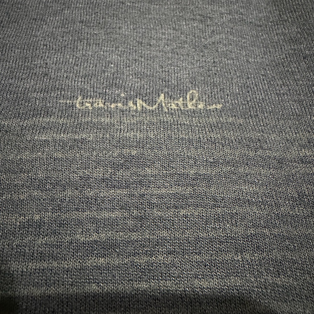 Travis Mathew Men's Blue Quarter-Zip Striped Sweater - Picture 4 of 9